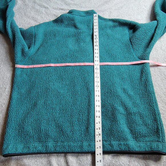 Vintage Patagonia Fleece Jacket Size XXL Green Deep Pile Wooly Pullover USA - Picture 5 of 13